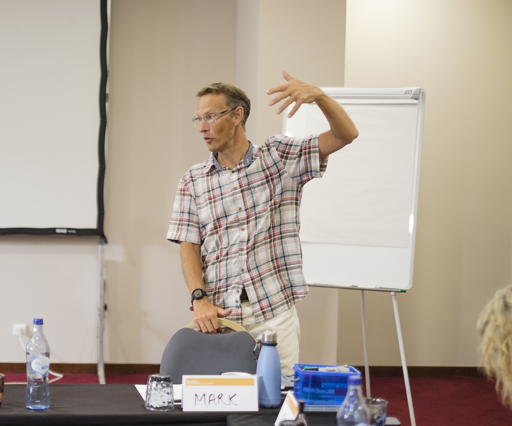 Mark Wickersham presenting